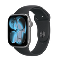 Apple Watch Series 11 GPS  Cellular 46mm Space Grey Aluminium Case with Black Sport Band | M/L