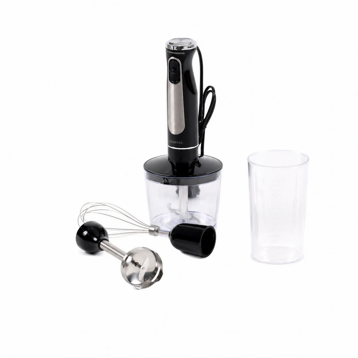 Star Tec Hand Blender with Chopper |black