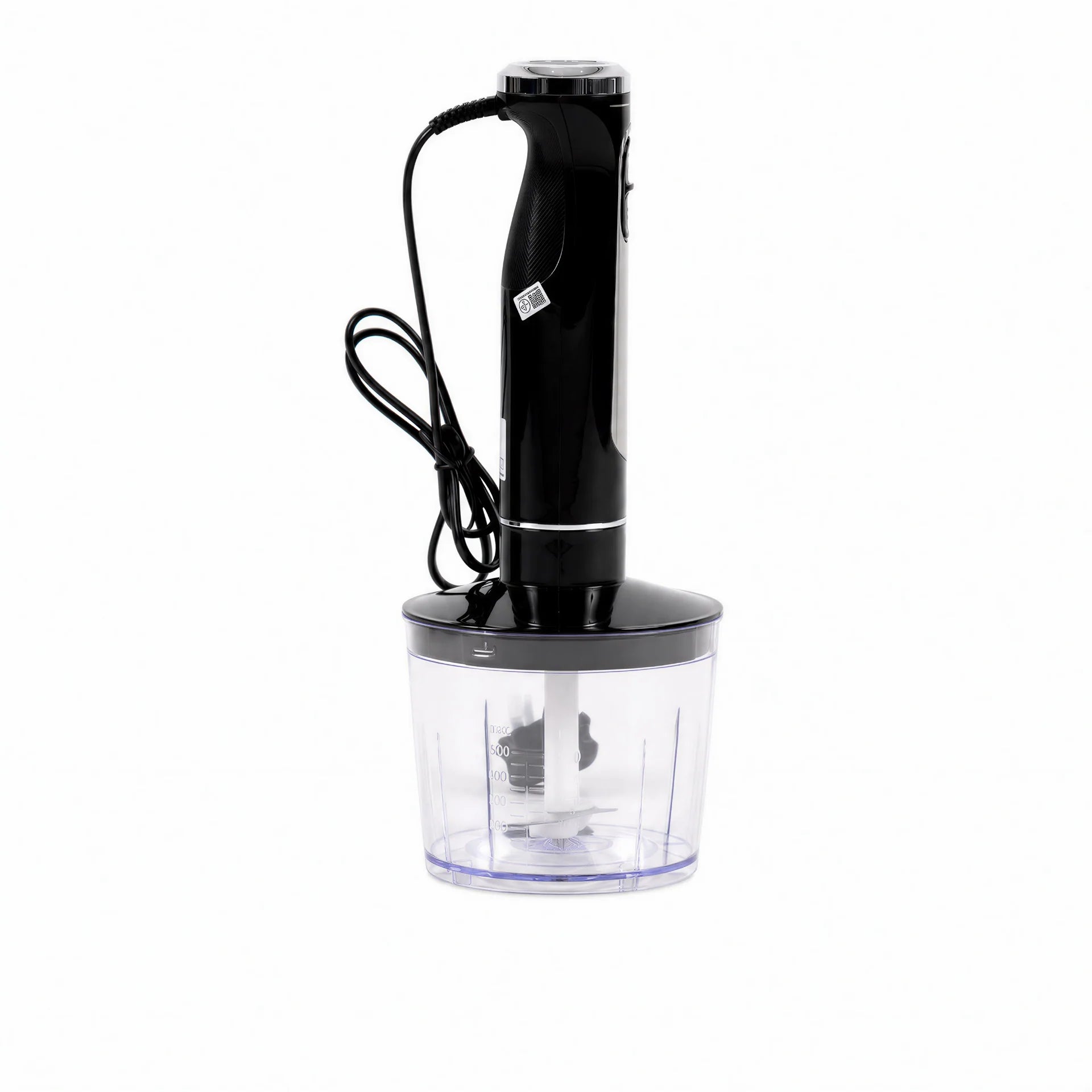 Star Tec Hand Blender with Chopper |black