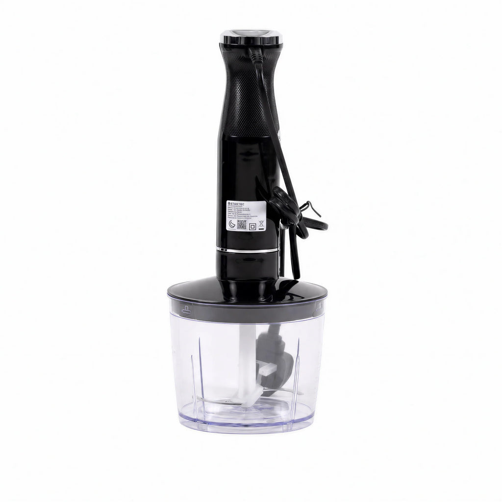 Star Tec Hand Blender with Chopper |black