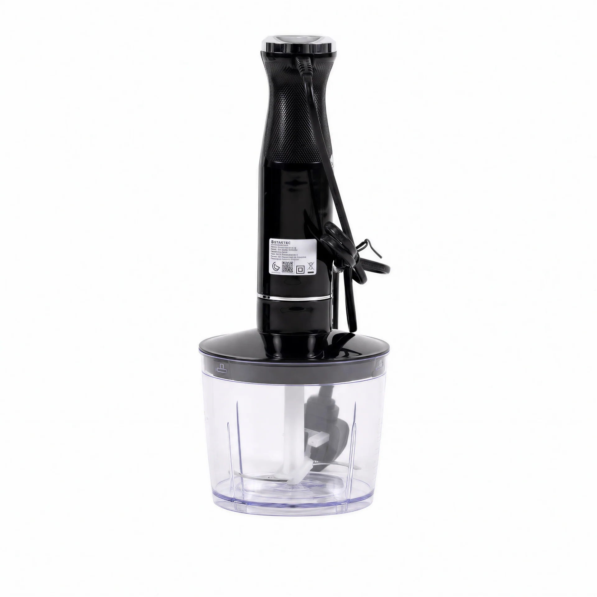 Star Tec Hand Blender with Chopper |black