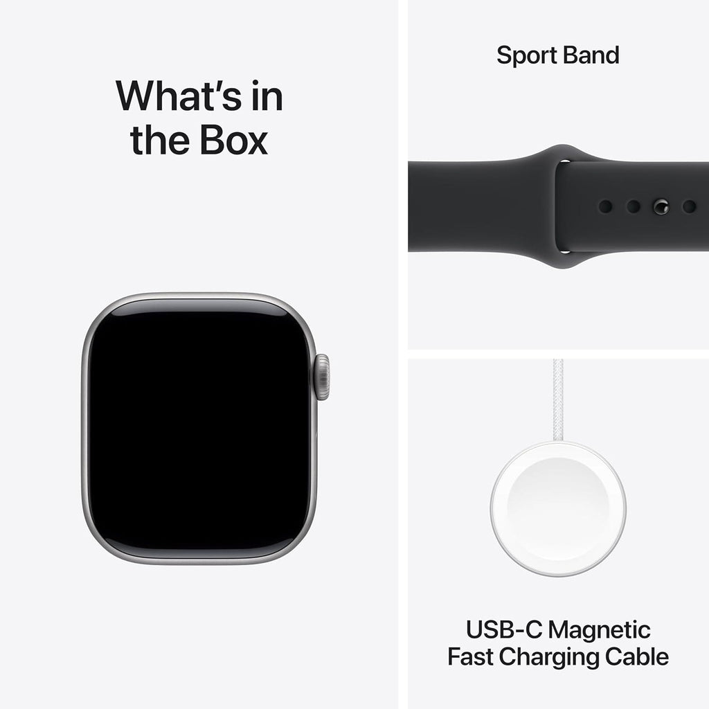Apple Watch Series 11 GPS  Cellular 46mm Space Grey Aluminium Case with Black Sport Band | M/L