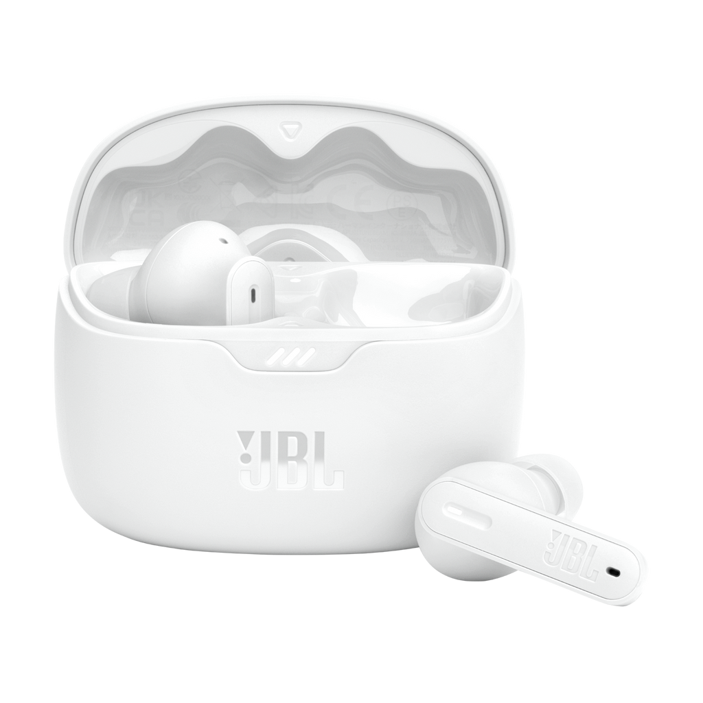JBL Tune Beam True Wireless Earbuds â?? Noise Cancelling â?? Pure Bass â?? Bluetooth 5.3 â?? 48H Battery | White