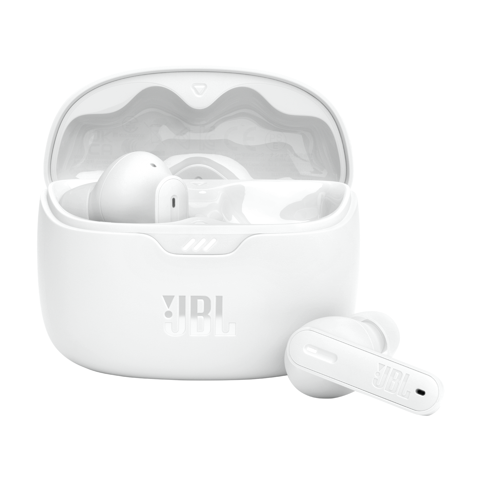 JBL Tune Beam True Wireless Earbuds â?? Noise Cancelling â?? Pure Bass â?? Bluetooth 5.3 â?? 48H Battery | White