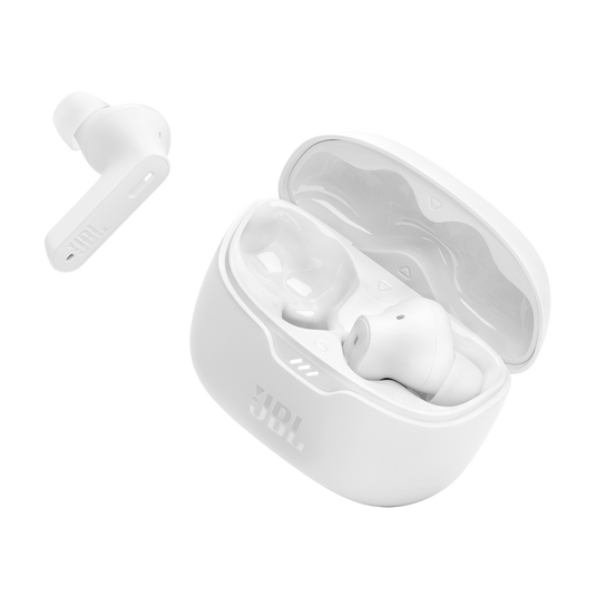 JBL Tune Beam True Wireless Earbuds â?? Noise Cancelling â?? Pure Bass â?? Bluetooth 5.3 â?? 48H Battery | White