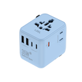 LZEL Voyage GlobePowers 35W GaN III Fast PD Travel Adapter | Blue
