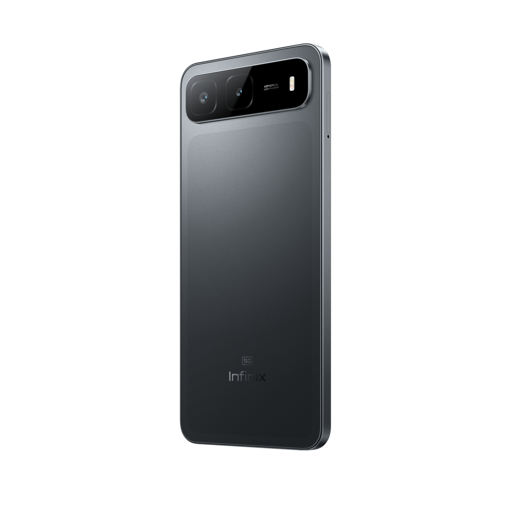 Infinix Hot 60i 5G - 6.75" 120Hz Smooth Display - 128GB Storage, 4GB RAM  4GB Extended - 6000mAh Battery - 50MP Camera - IP64 | Sleek Black