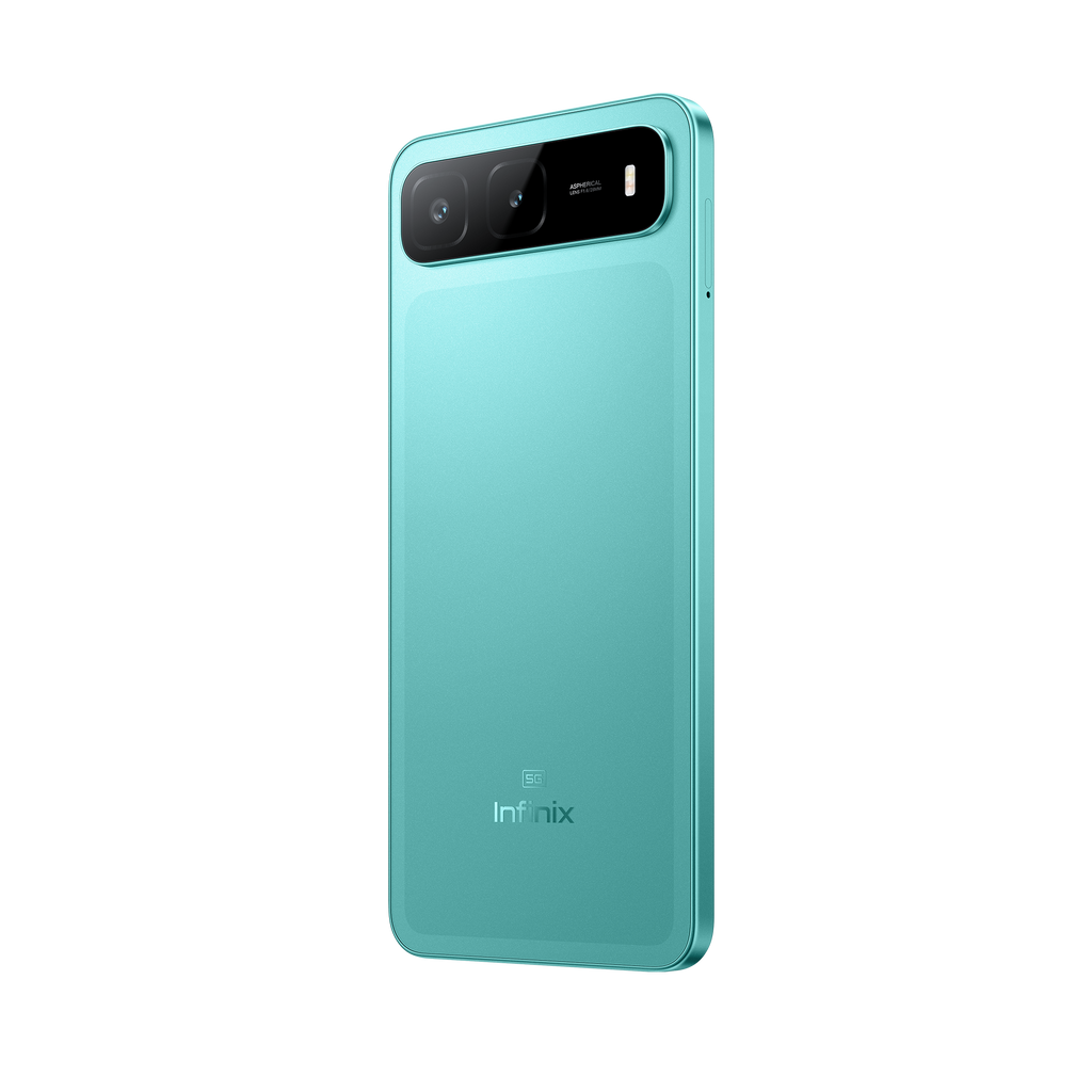 Infinix Hot 60i 5G - 6.75" 120Hz Smooth Display - 128GB Storage, 4GB RAM  4GB Extended - 6000mAh Battery - 50MP Camera - IP64 | Monsoon Green