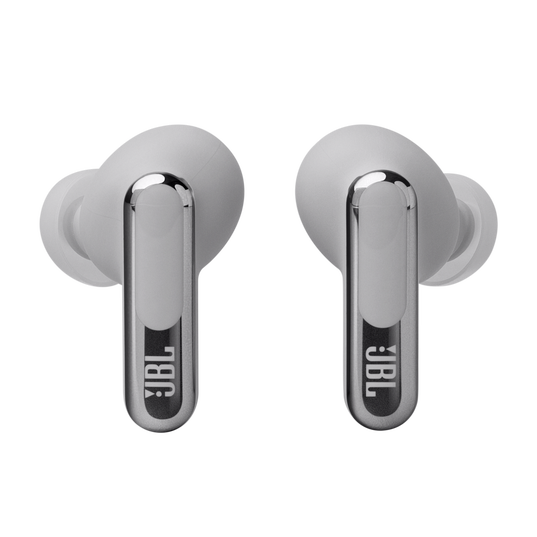 JBL Live Beam 3 True Wireless Earbuds with Screen | Silver