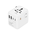 LZEL Voyage GlobePowers 35W GaN III Fast PD Travel Adapter | White