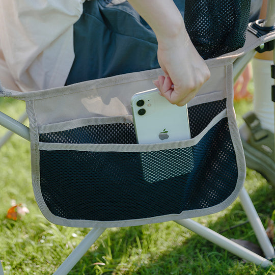 Naturehike Recliner Chair with Side Table | Khaki