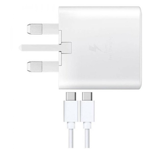 Samsung wall charger 25W Fast Charge  USB-C / USB-C cable | White