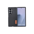 Coblue Leather Grain Drop-Proof Case for Samsung Galaxy Z Fold 7 Carbon | Black