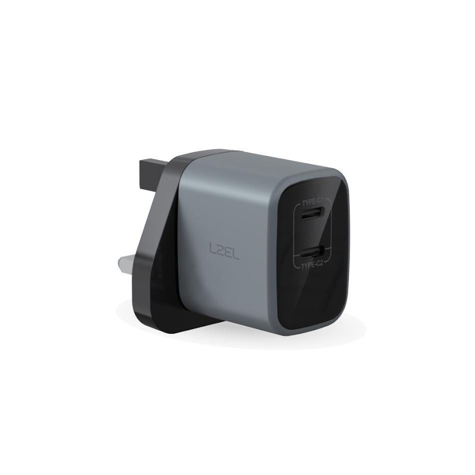 LZEL Voltixcharger 35W Dual Port Type-C Gan Wall Charger