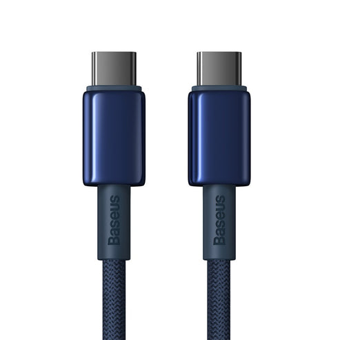 Baseus Tungsten Gold Fast Charging Cable USB-C to USB-C 100W 2m | Blue