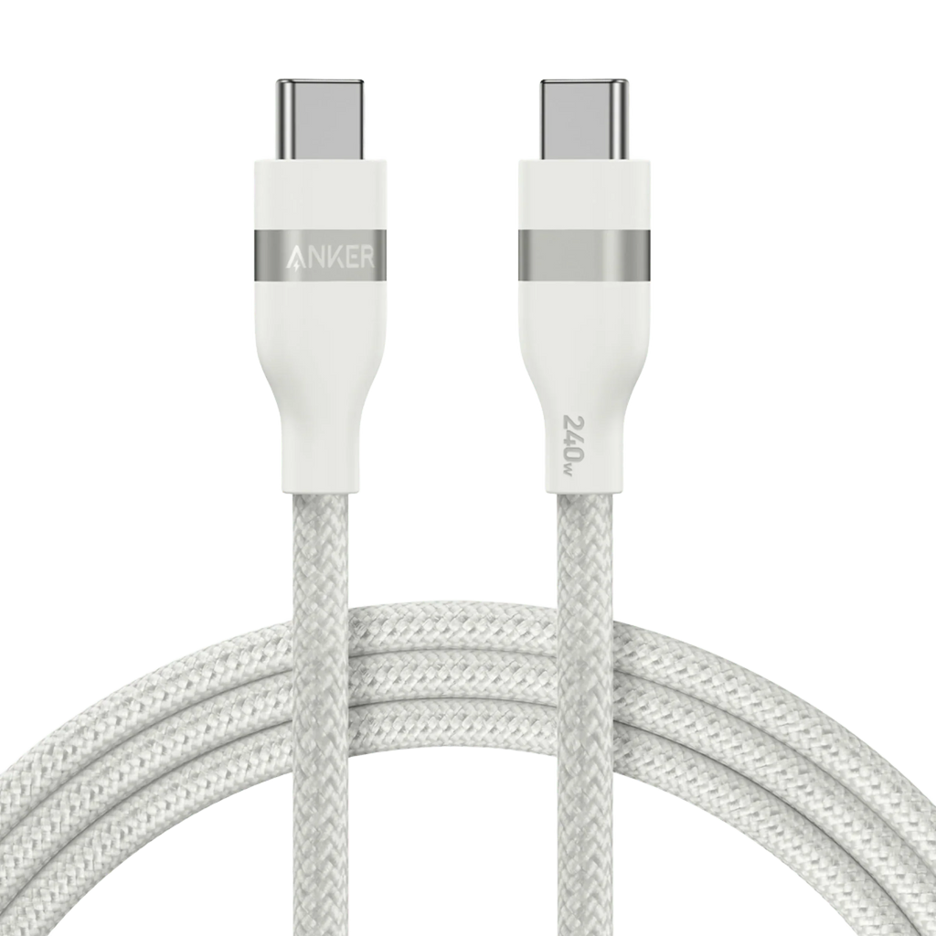 Anker USB-C to USB-C Cable 6ft 240W | White