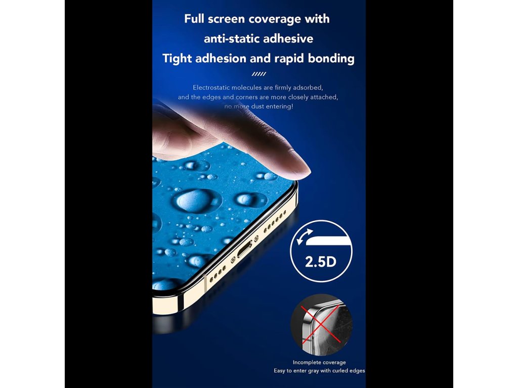 Anank 2.5D 5X Reinforced Tempered Glass Screen Protector for iPhone Air