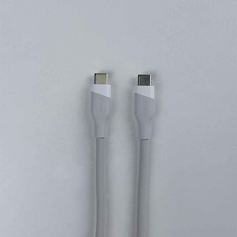 aslitec SILICORECHARGE 240W Fast Charging & Data Cable â€“ USB-C to USB-C