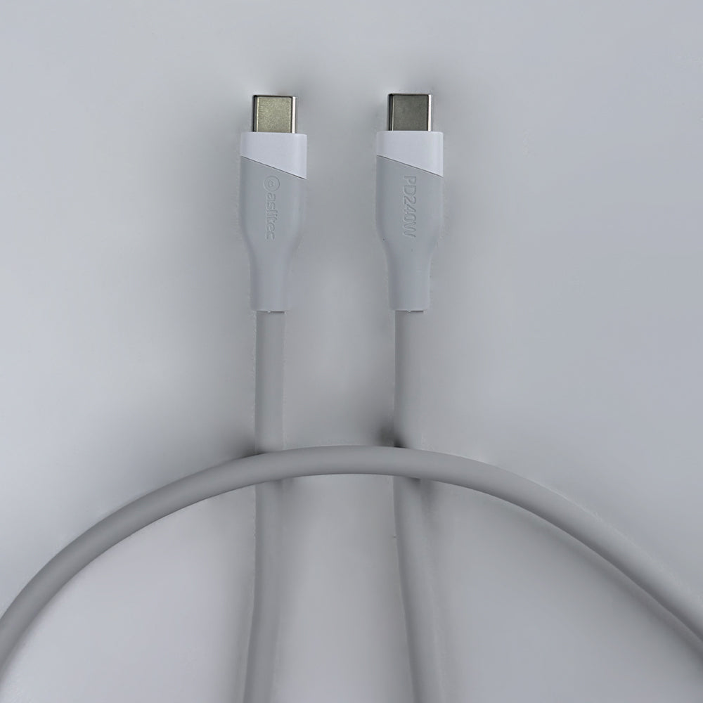 aslitec SILICORECHARGE 240W Fast Charging & Data Cable â€“ USB-C to USB-C