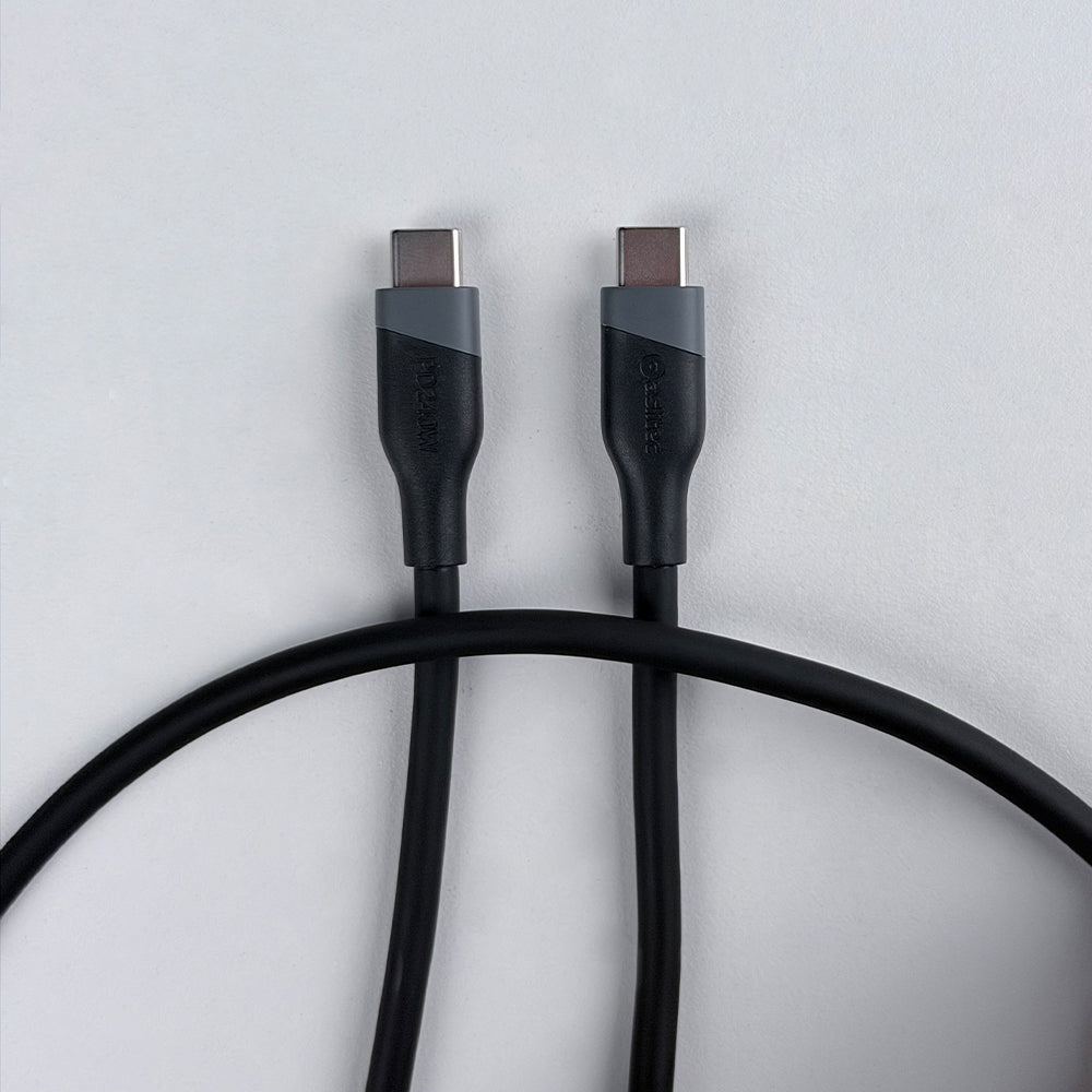 aslitec SILICORECHARGE 240W Fast Charging & Data Cable â€“ USB-C to USB-C
