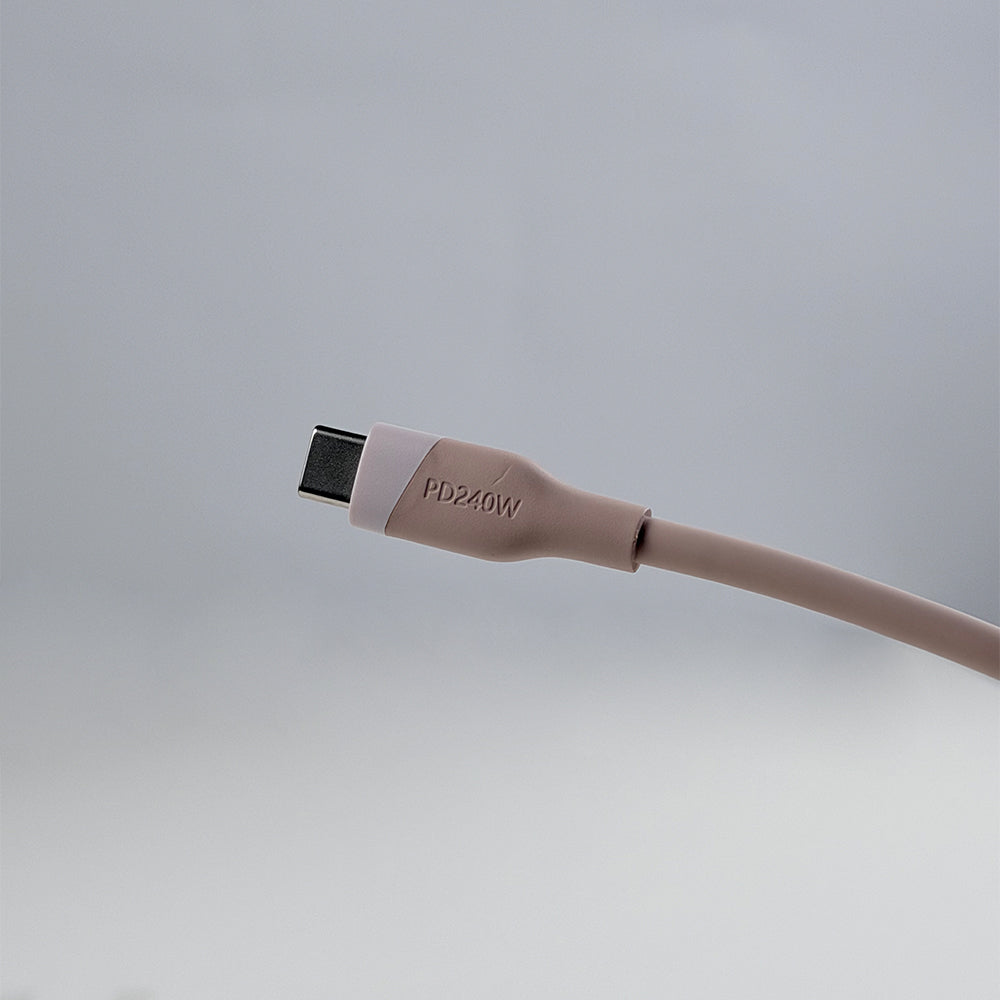 aslitec SILICORECHARGE 240W Fast Charging & Data Cable â€“ USB-C to USB-C