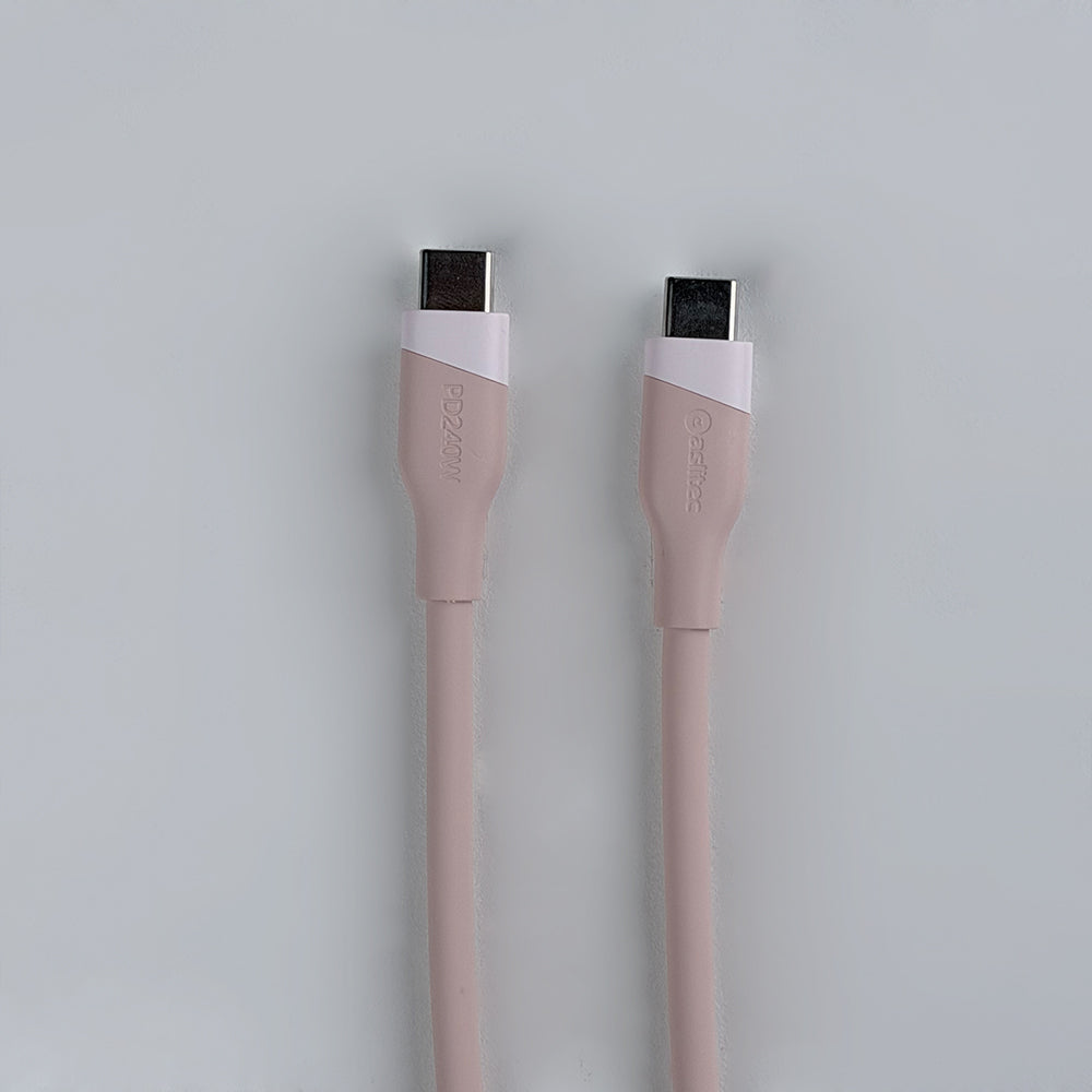 aslitec SILICORECHARGE 240W Fast Charging & Data Cable â€“ USB-C to USB-C