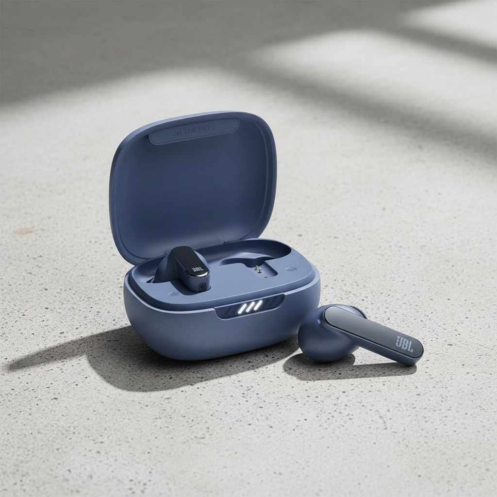JBL Live Pro 2 True Wireless Noise Cancelling Earbuds | Blue