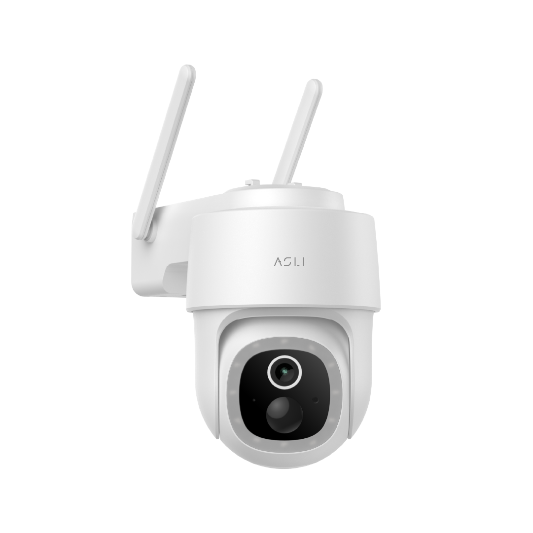 Asli Global EcoView Series - 4MP Solar-Powered Smart WIFI Security Camera