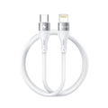 90 Percent Voltline 90 Series USB-C to Lightning Silicone Cable 1M | White