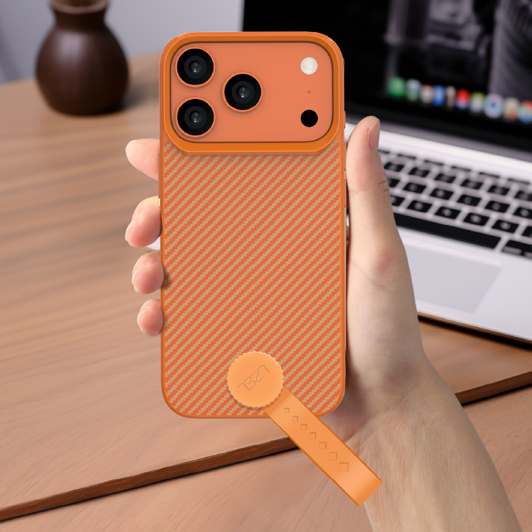 LZEL Back Cover With Magsafe For IPhone 17 Pro Max | Orange
