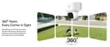 Anker Eufy SoloCam E30 Outdoor Security Camera 2K with AI Motion Detection, Solar Charging & Two-Way Audio | White