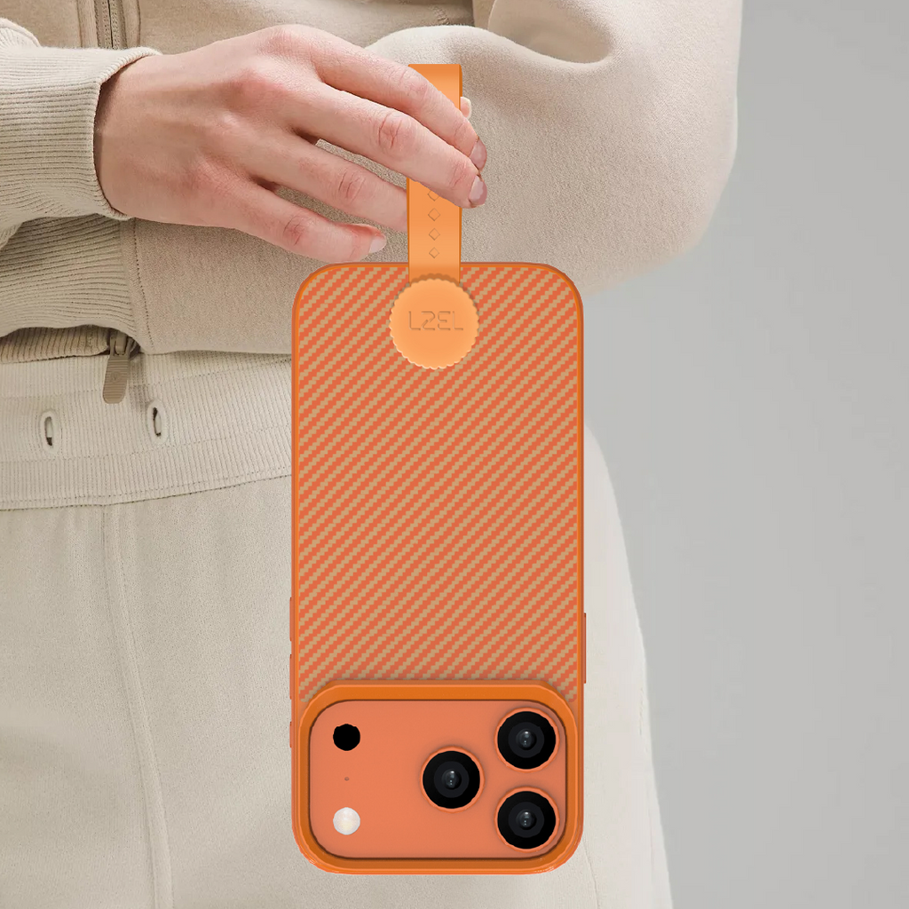 LZEL Back Cover With Magsafe For IPhone  17 Pro | Orange