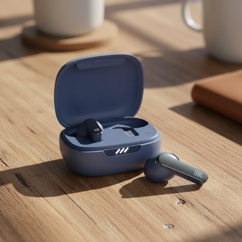 JBL Live Pro 2 True Wireless Noise Cancelling Earbuds | Blue