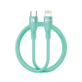90 Percent Voltline 90 Series USB-C to Lightning Silicone Cable 1M | Light Green