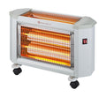 Wansa Radiant 2400W 3 Lamps Electric Halogen Heater | White