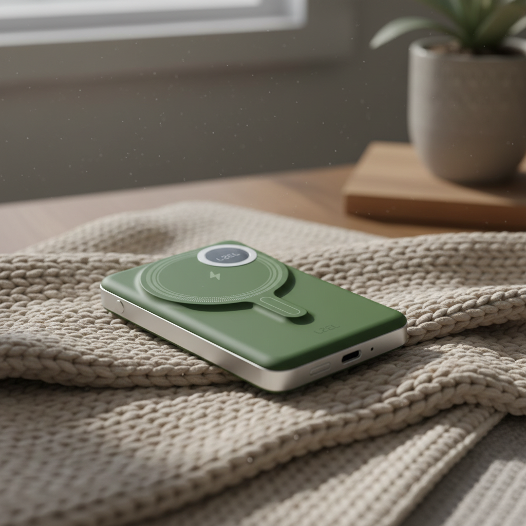LZEL Novus MagPower 10,000mAh PD MagSafe Power Bank 20W USB-C | Green