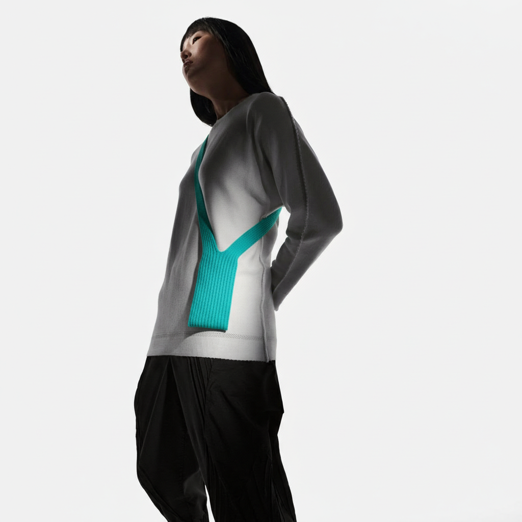 Phone Pocket with Strap â€“ Stretch Knit Wearable iPhone Holder 80 cm | Peacock