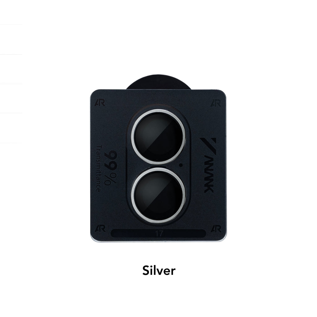 Anank 10X Reinforced 99% AR Lens Guard for iPhone 17 | Silver