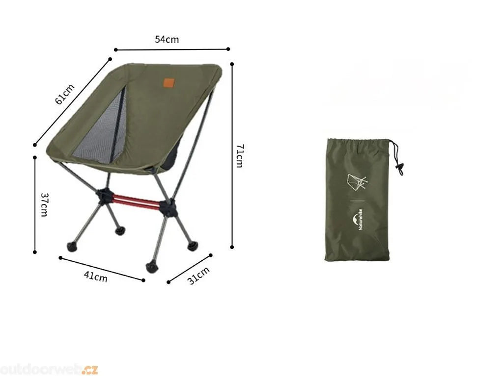 Naturehike Stellaluna Ultralight Camping Chair | Green
