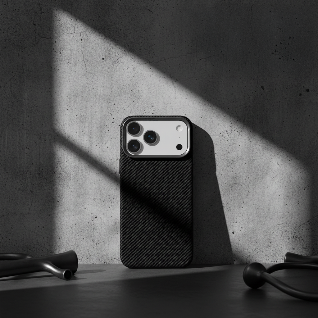 LZEL Magcarbon 3Dgrip Case For Iphone 17 Pro Max | Black