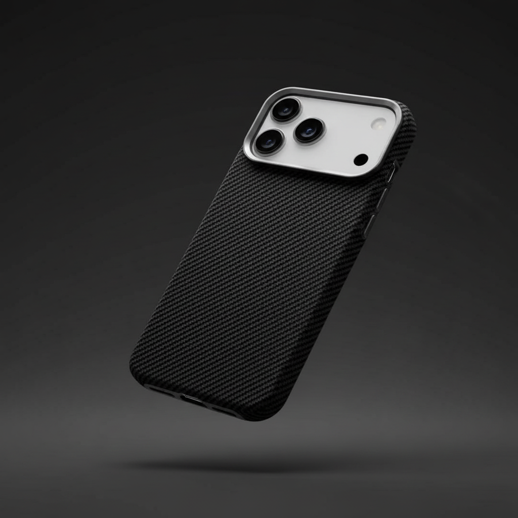 LZEL Magcarbon 3Dgrip Case For Iphone 17 Pro Max | Black