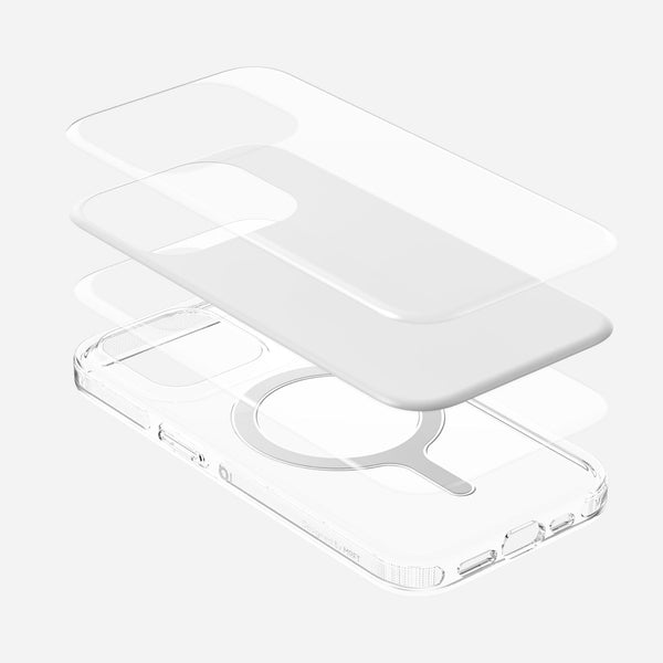 MOFT iPhone 15 Pro  Snap Phone Case MagSafe | Clear