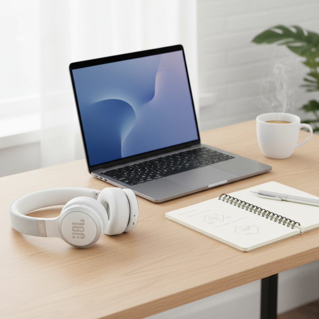 JBL Live 670 Wireless Over Ear Noise Cancelling Headphones