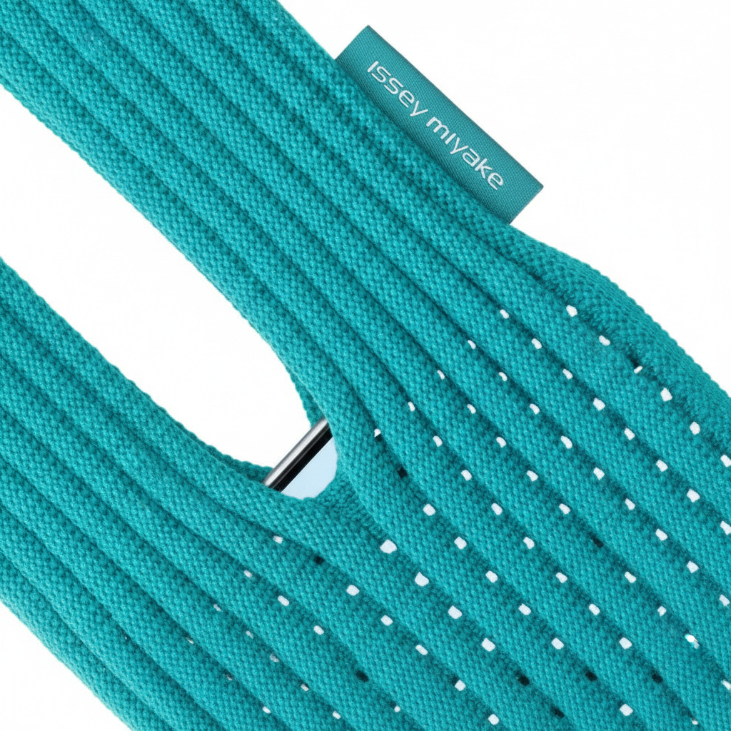 Phone Pocket with Strap â€“ Stretch Knit Wearable iPhone Holder 80 cm | Peacock