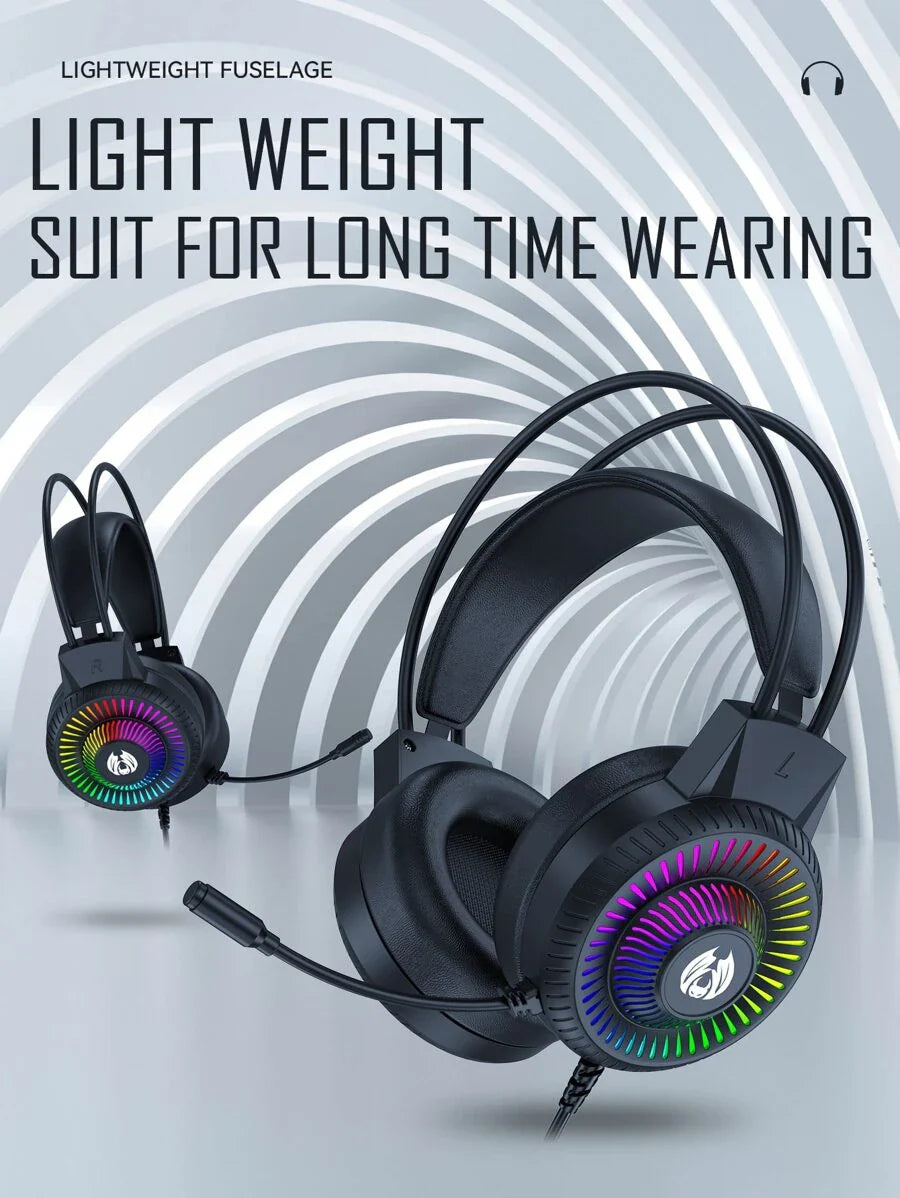 E-Sport Gaming Headset With Backlight With 3.5mm Jack