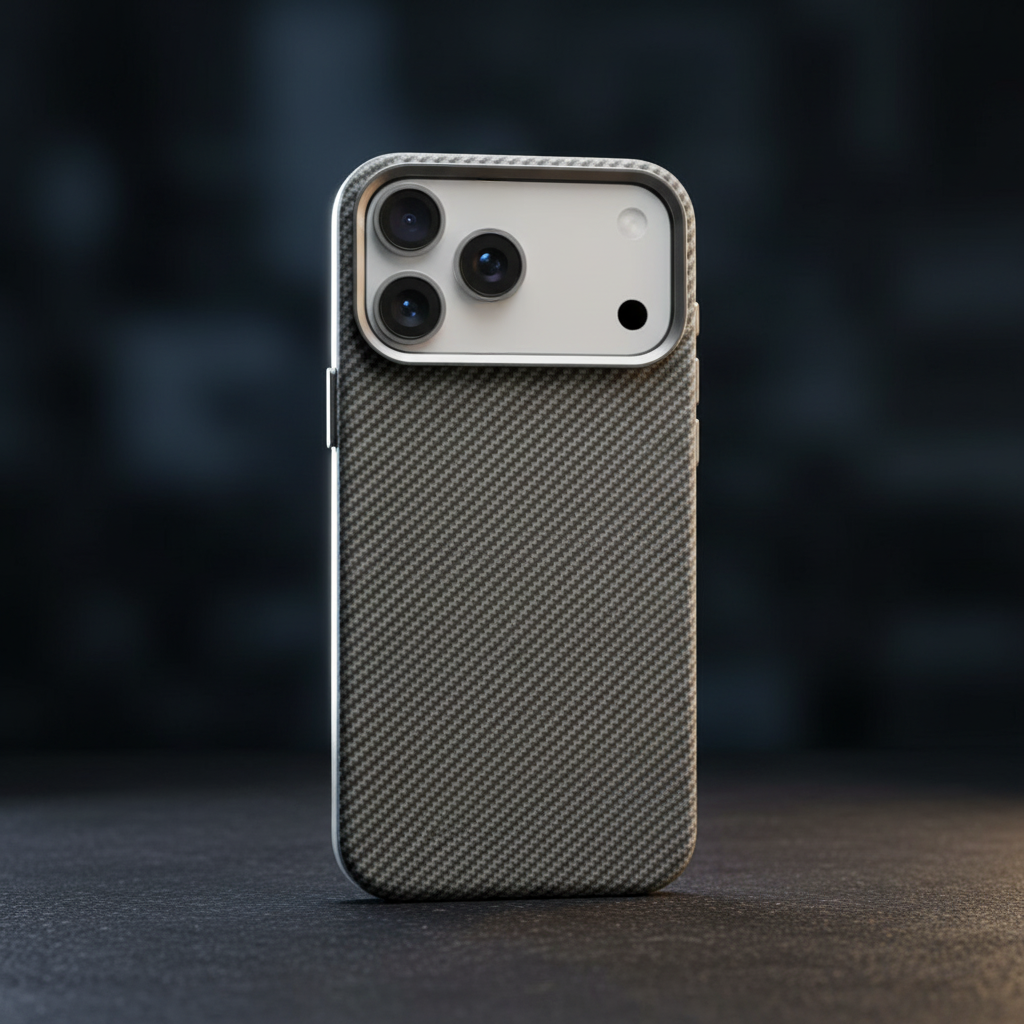 LZEL Magcarbon 3Dgrip Case For Iphone 17 Pro | Gray