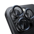 Asli Edgeguard Series 9h Hardness Hd Corning Camera Glass For Iphone 16 Pro/16 Pro Max | Titanium Black