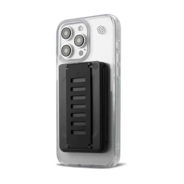 Grip2u Wallet Attachment Magsafe Grip | Black
