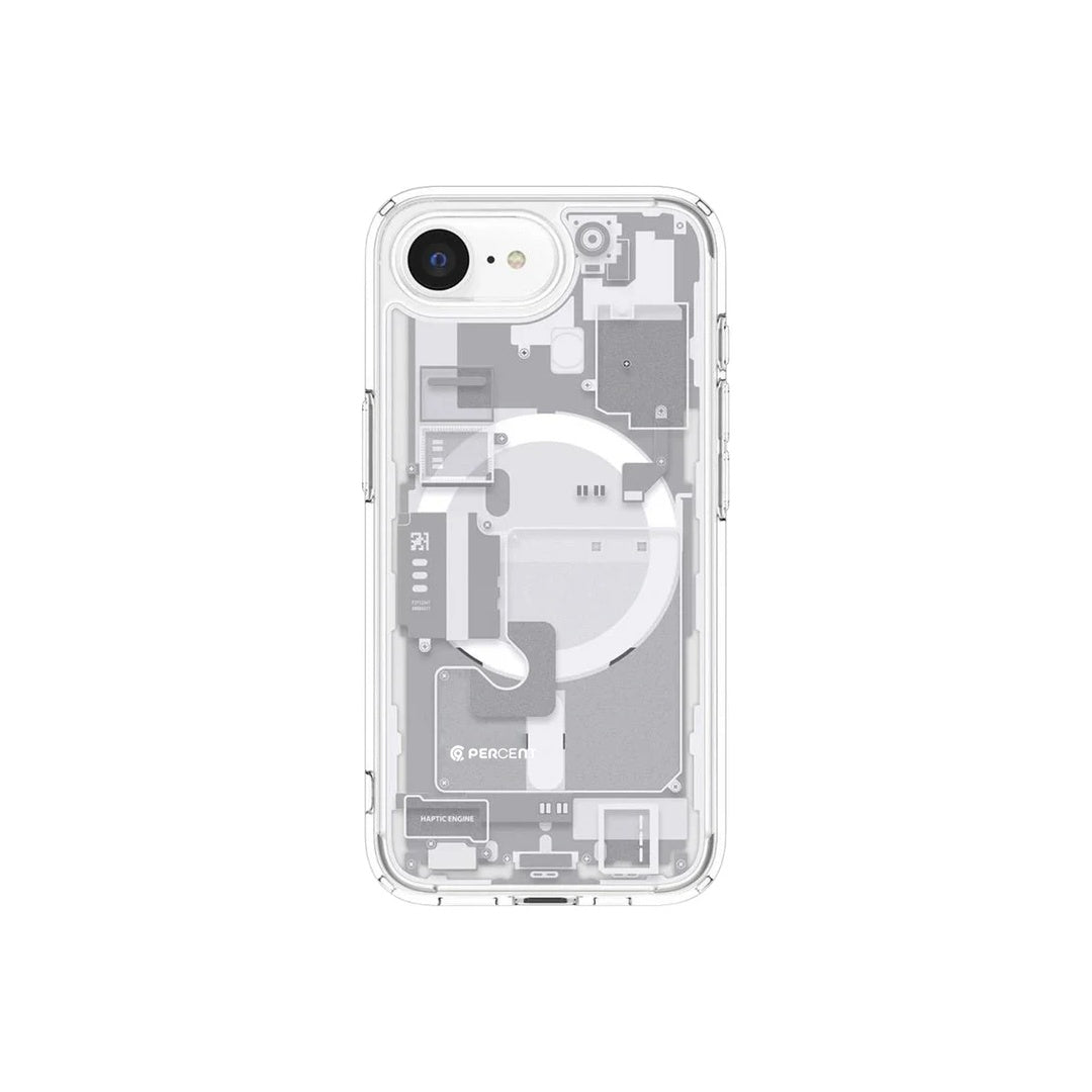 90 Percent Ultra Hybrid Zero One MagSafe Case for iPhone 16e | White