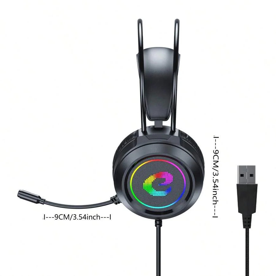 Batxellent Gaming Headphones With 3.5mm Jack | Black